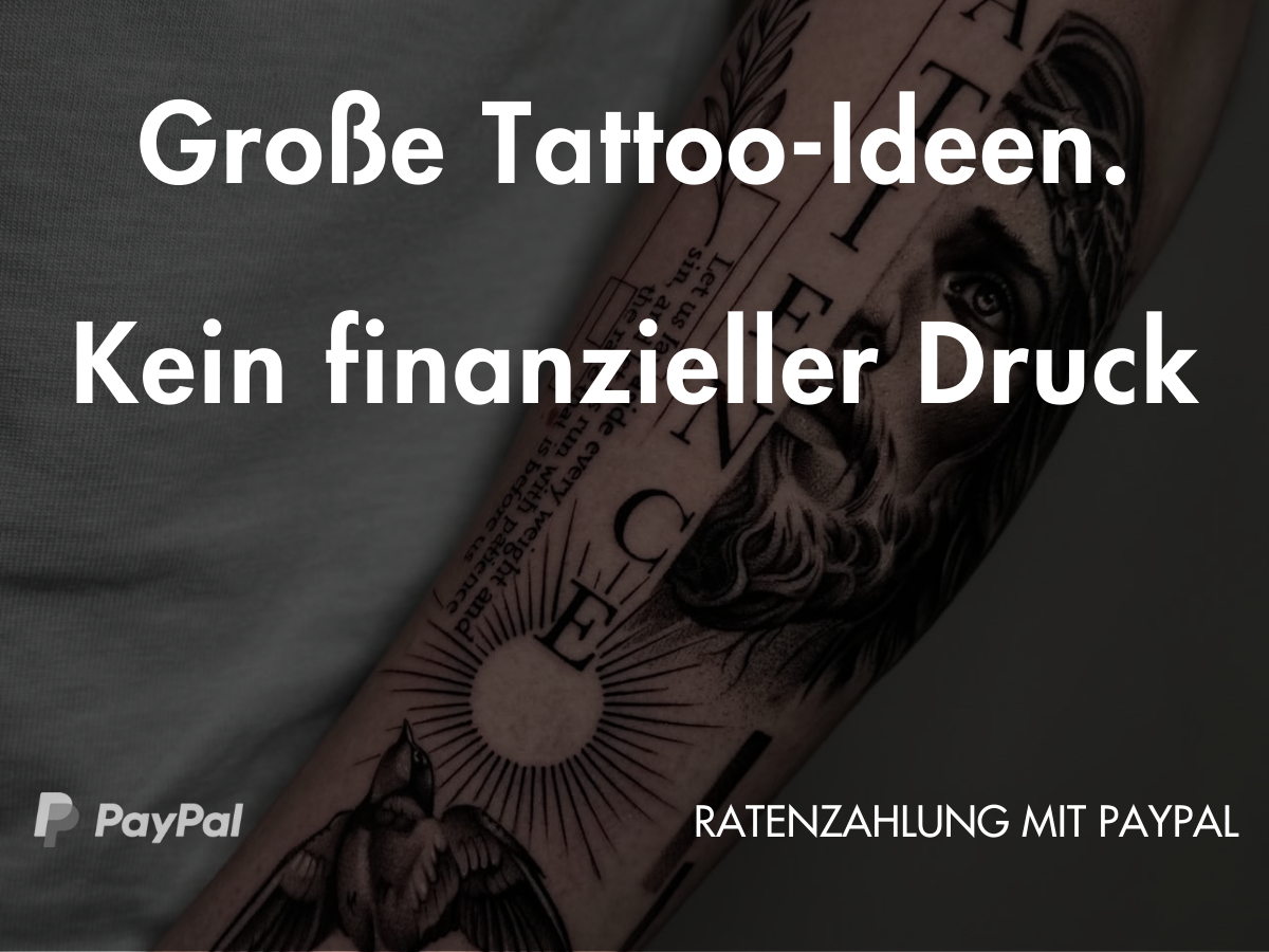Tattoo Ratenzahlung in Berlin – PayPal Raten bei VOID INK