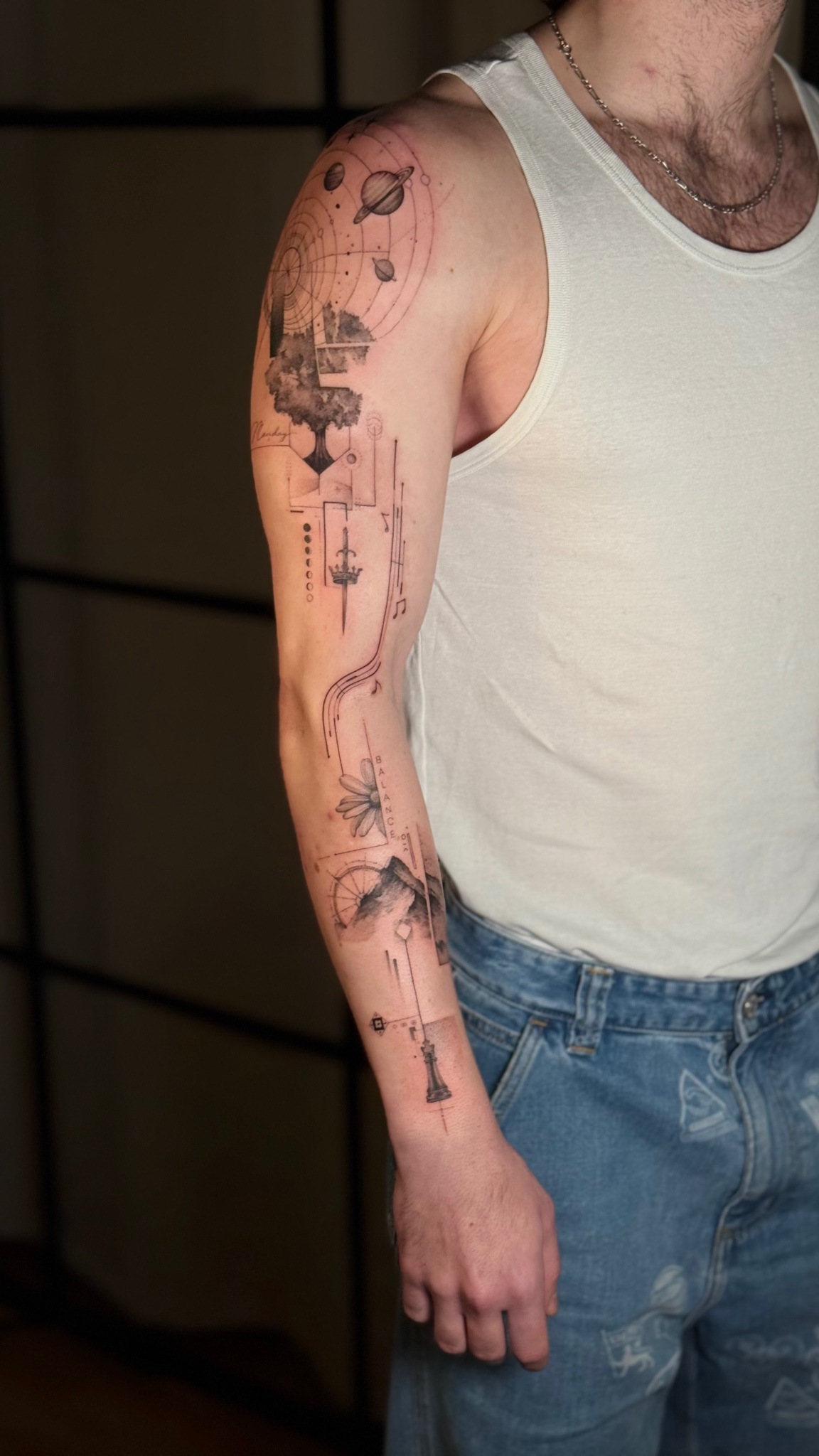 concept-art-sleeve-berlin - Tattoo von Daria bei Void Ink Berlin