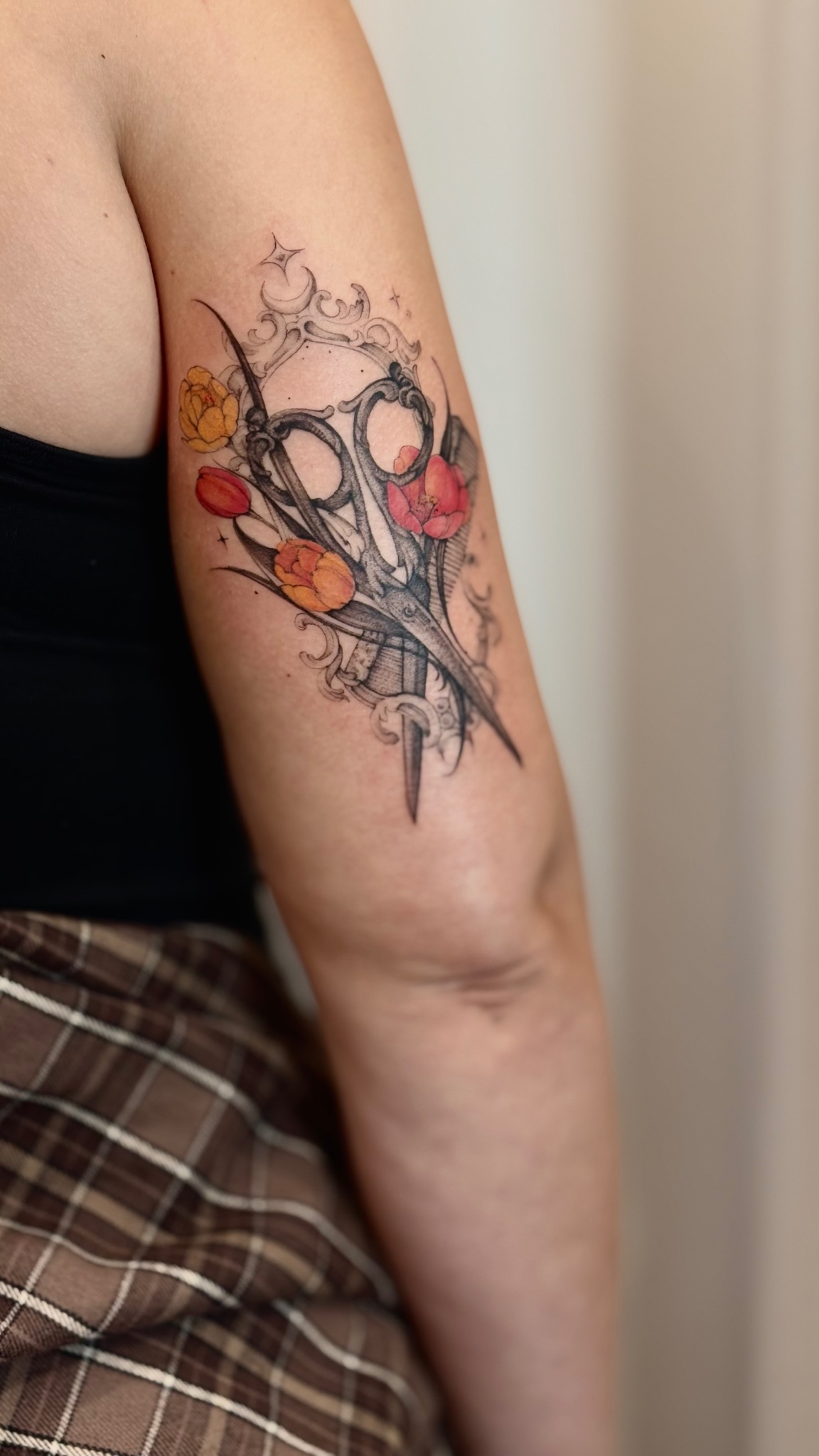 scissors-tattoo-berlin - Tattoo von Daria bei Void Ink Berlin