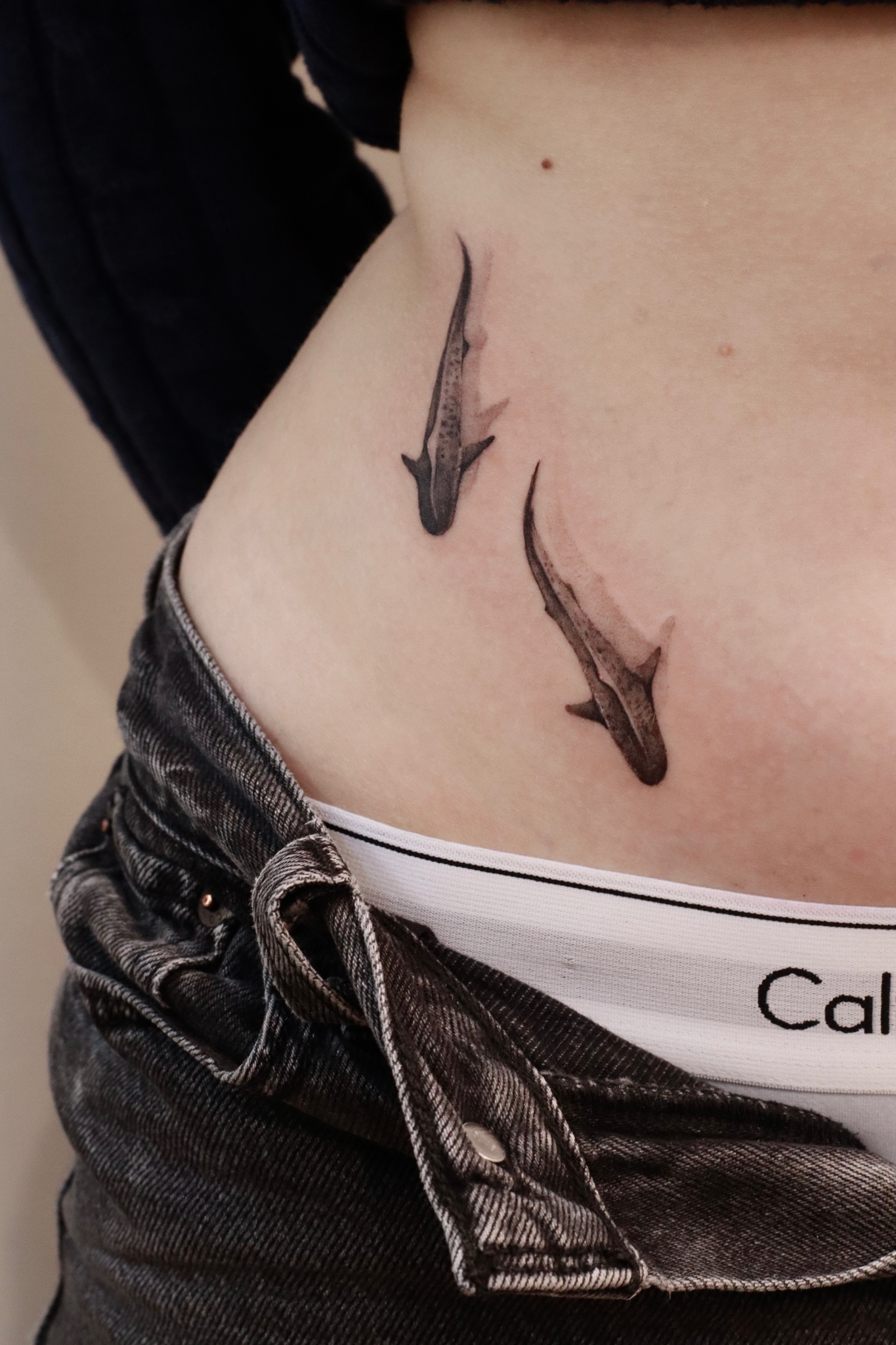 Shark-microrealistic-tattoo-berlin - Tattoo von Daria bei Void Ink Berlin
