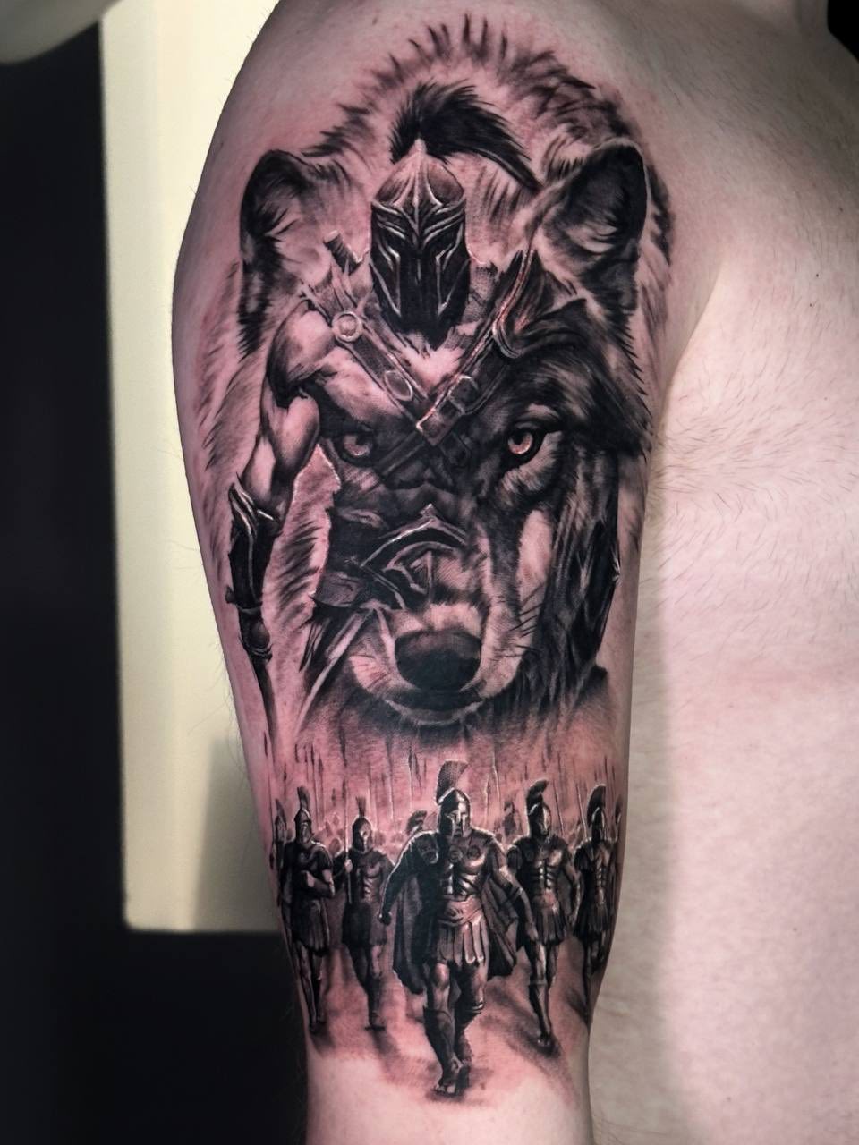 300 Spartaner Berlin Tattoo - Tattoo von Eugen bei Void Ink Berlin