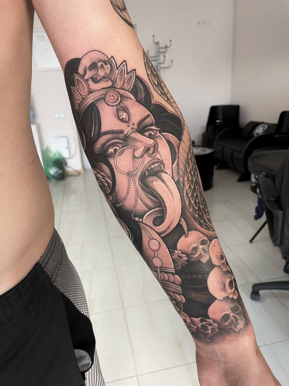 Demon Tattoo Berlin - Tattoo von Eugen bei Void Ink Berlin