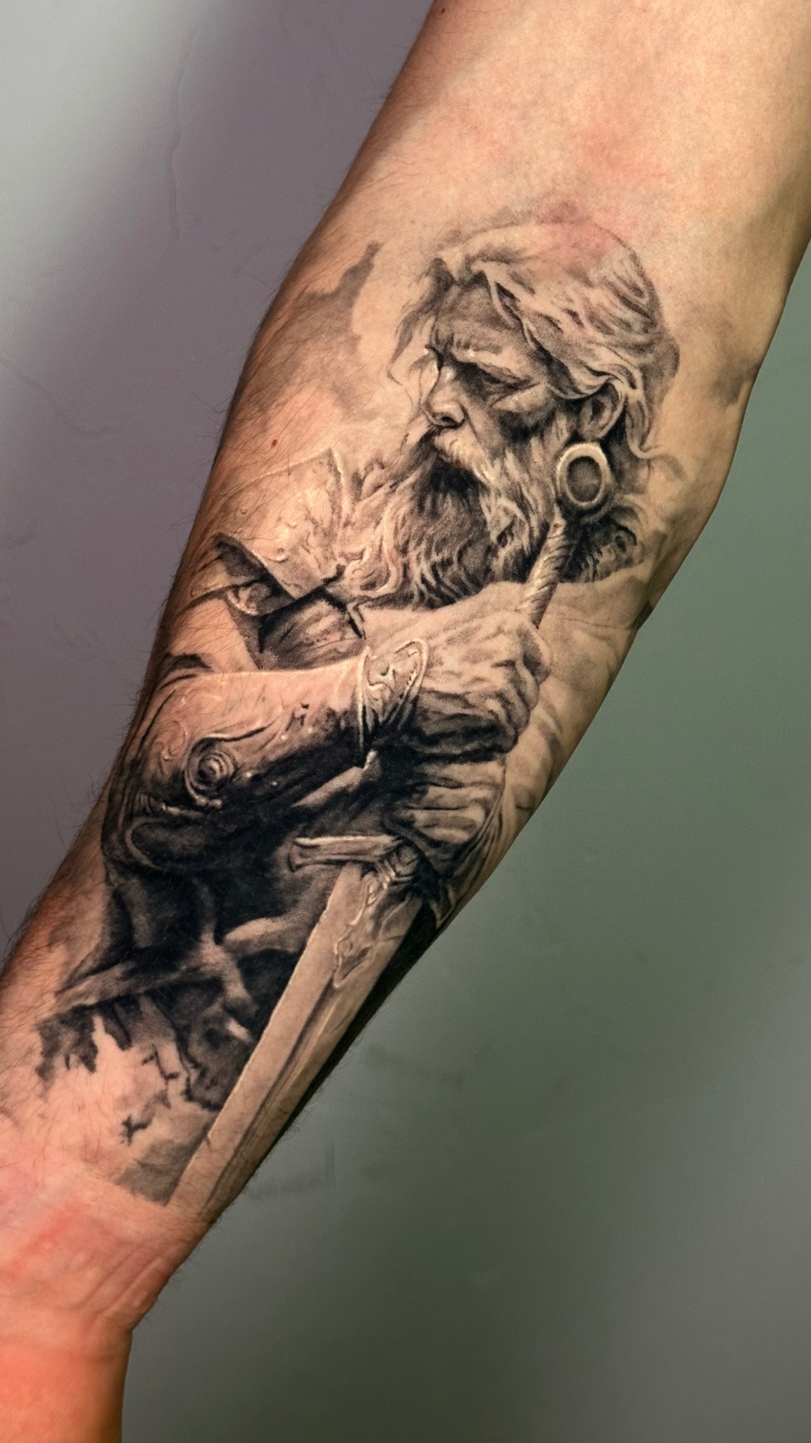 Krieger Realistische Tattoo in Berlin - Tattoo von Eugen bei Void Ink Berlin
