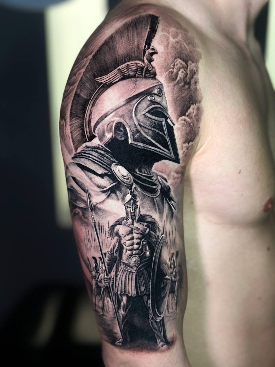 Spartan Tattoo in prenzlauer Berg - Tattoo von Eugen bei Void Ink Berlin