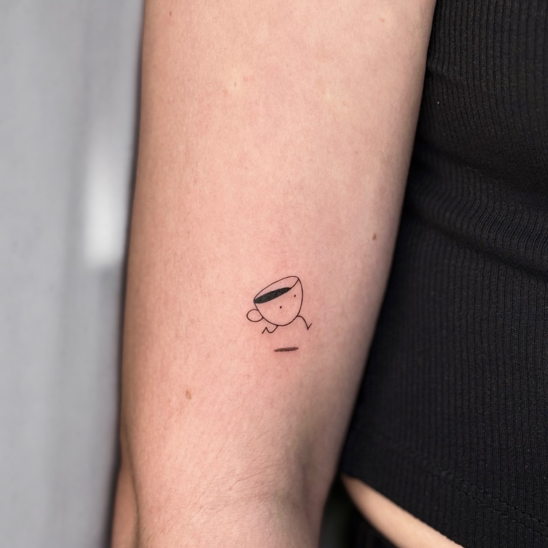 coffee-tattoo-berlin - Tattoo von Helen bei Void Ink Berlin