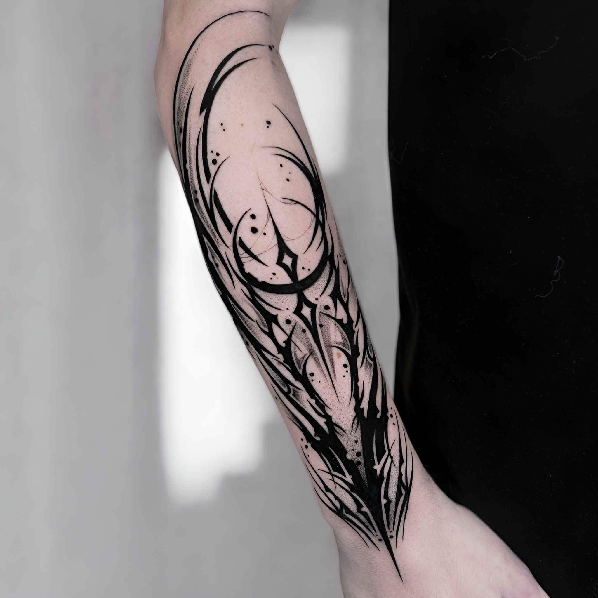 dark-lettering-tattoos-prenzlauer-berg - Tattoo von Karina bei Void Ink Berlin