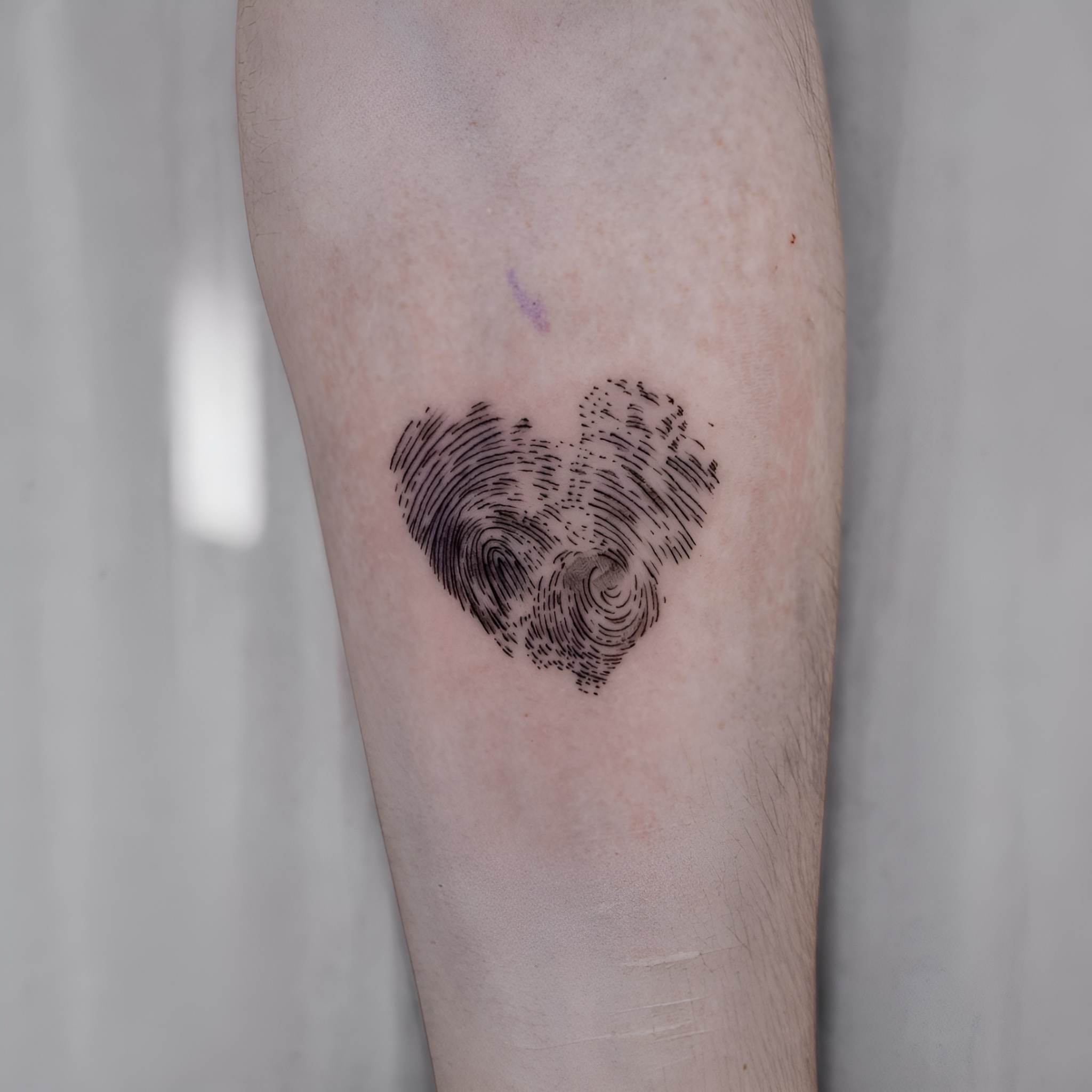 Fingerprint-tattoo-mauerpark - Tattoo von Karina bei Void Ink Berlin