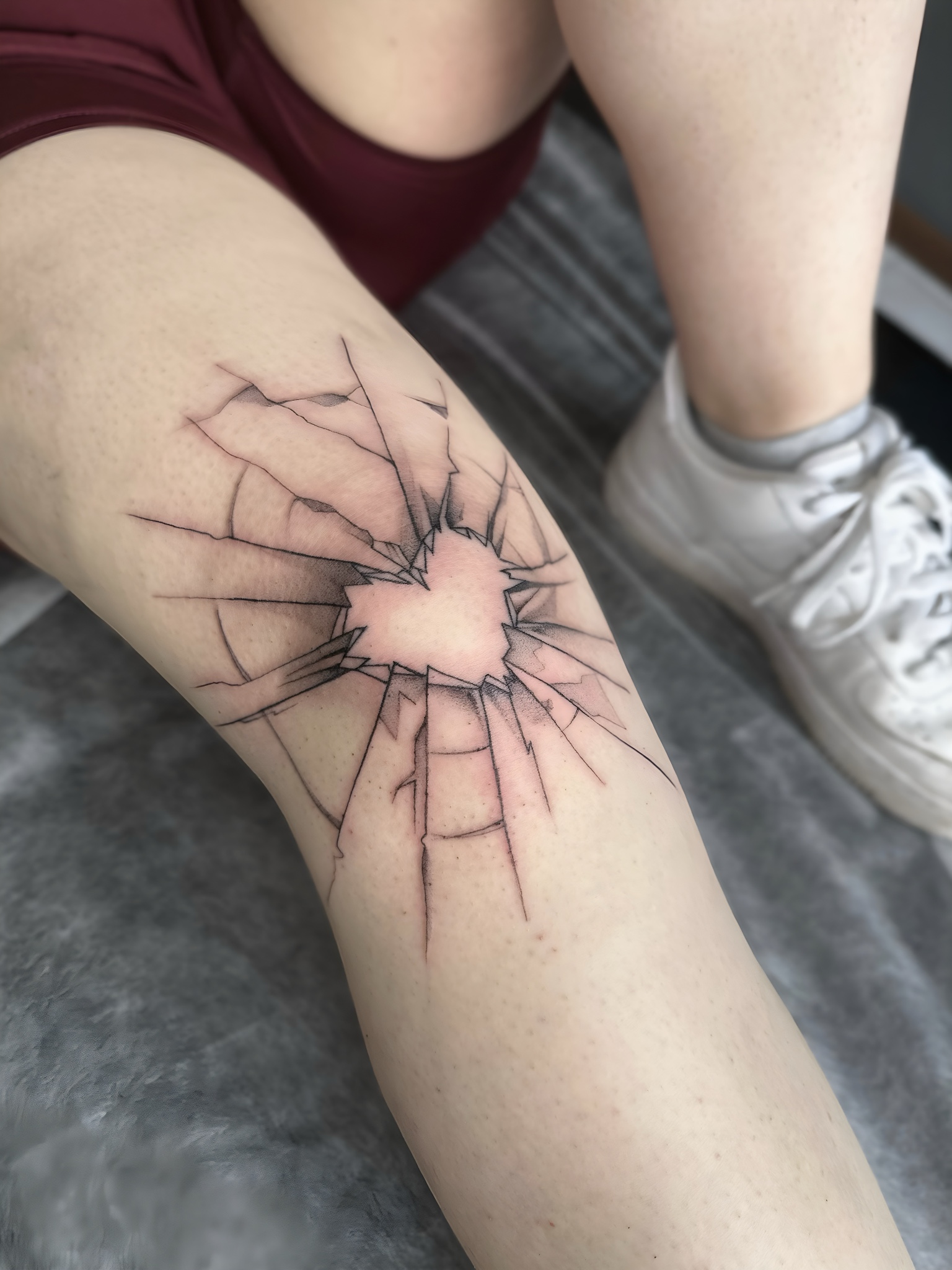 knie-tattoo-berlin - Tattoo von Karina bei Void Ink Berlin