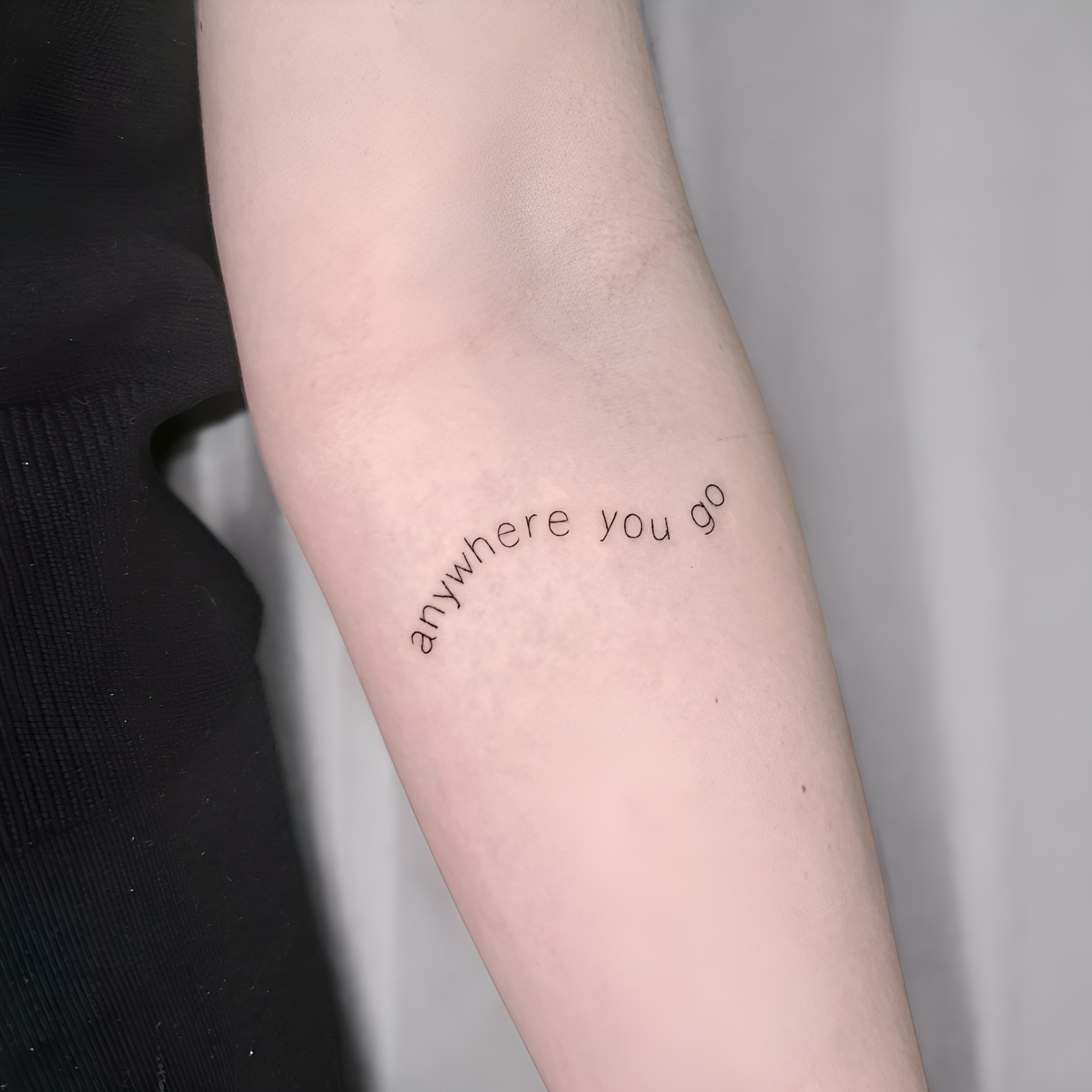 lettering-tattoo-berlin - Tattoo von Karina bei Void Ink Berlin