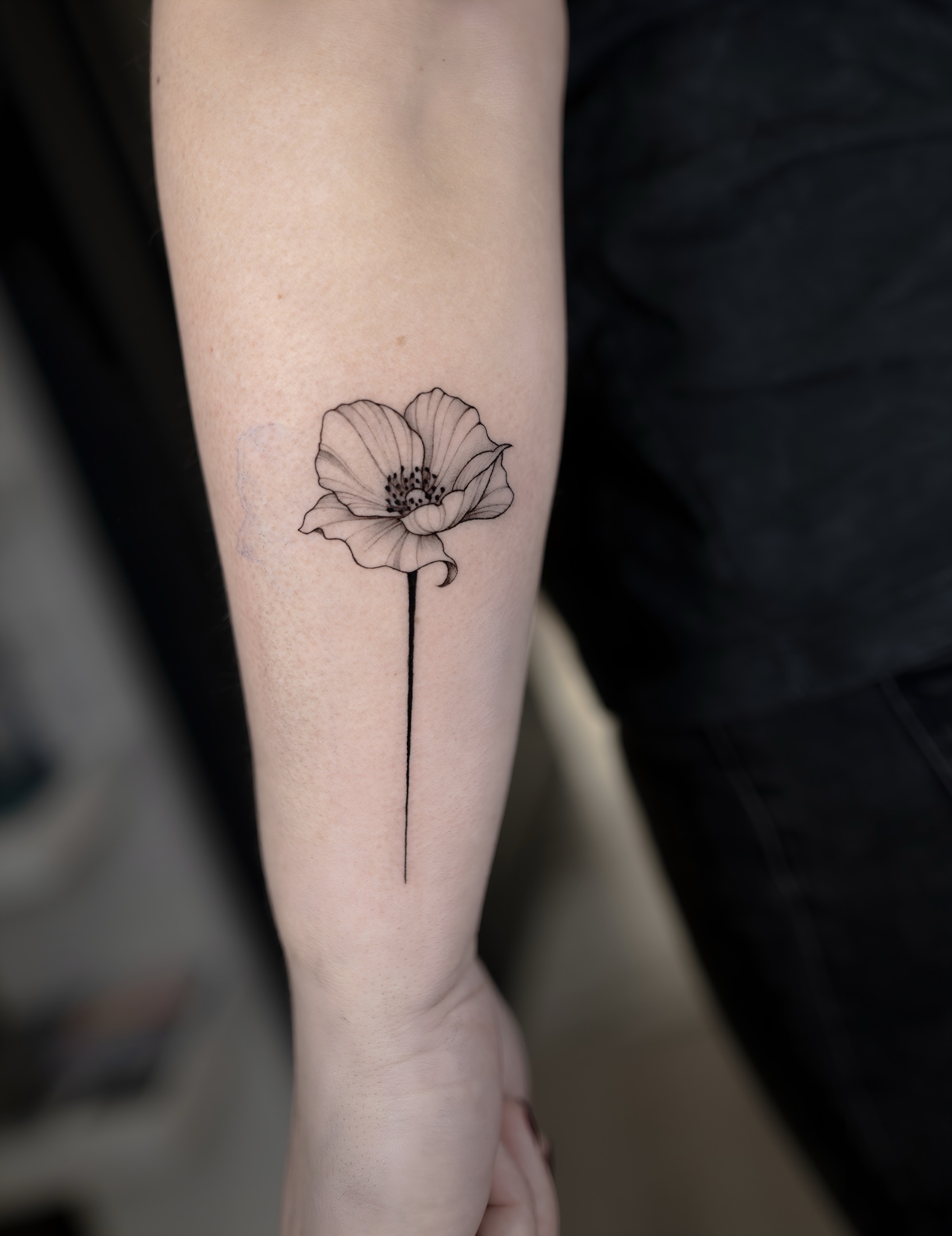 Monblume-tattoo-berlin - Tattoo von Karina bei Void Ink Berlin