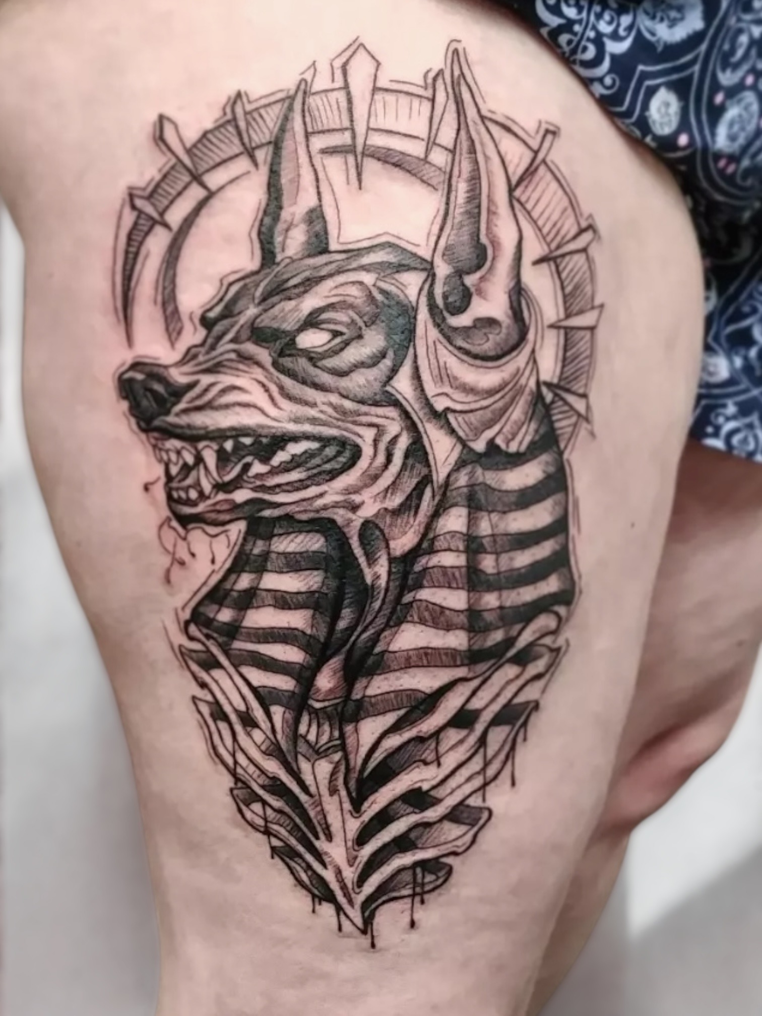 Anubis Tattoo – Tattoo von Peter