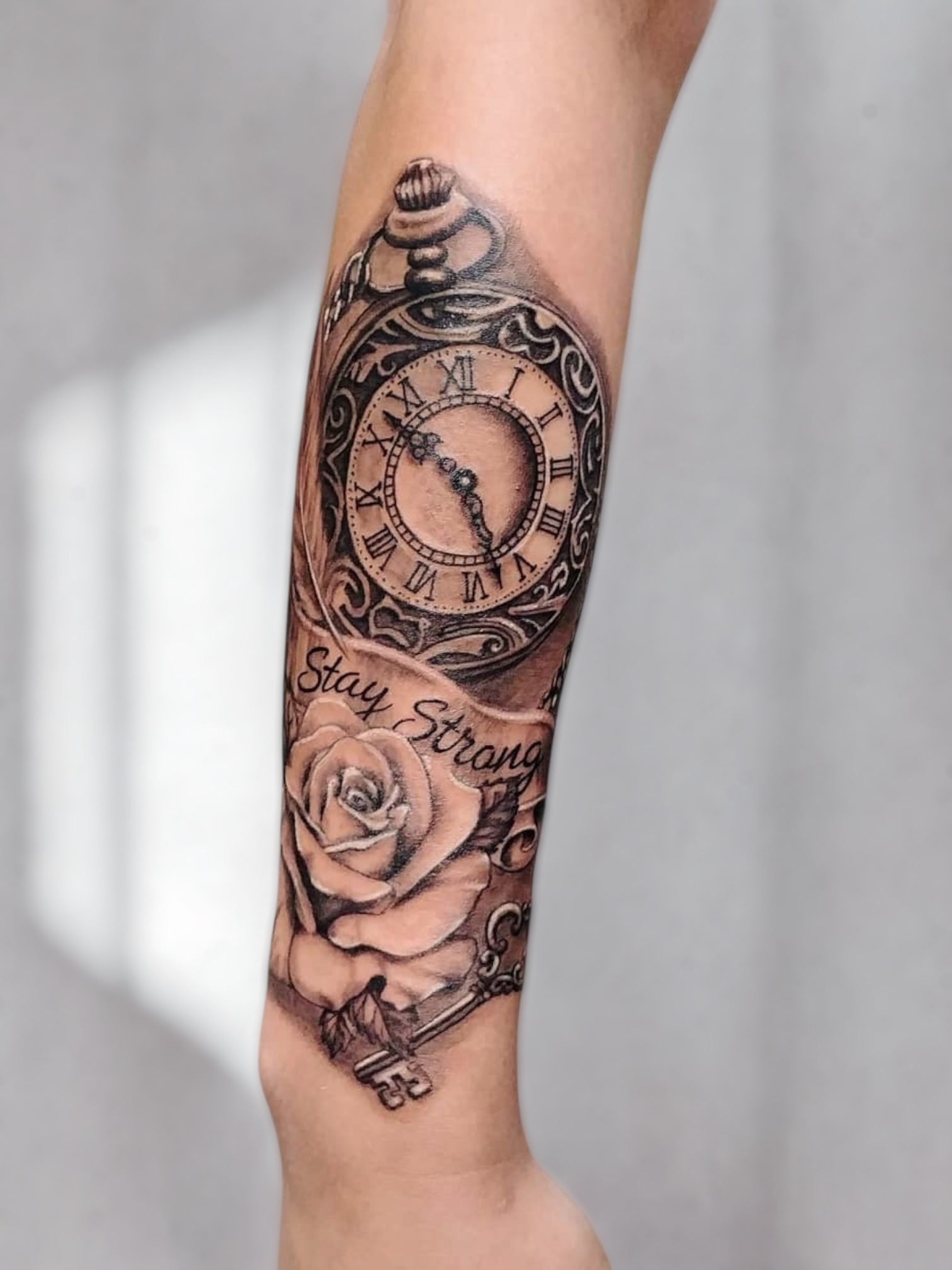 Clock Tattoo – Tattoo von Peter