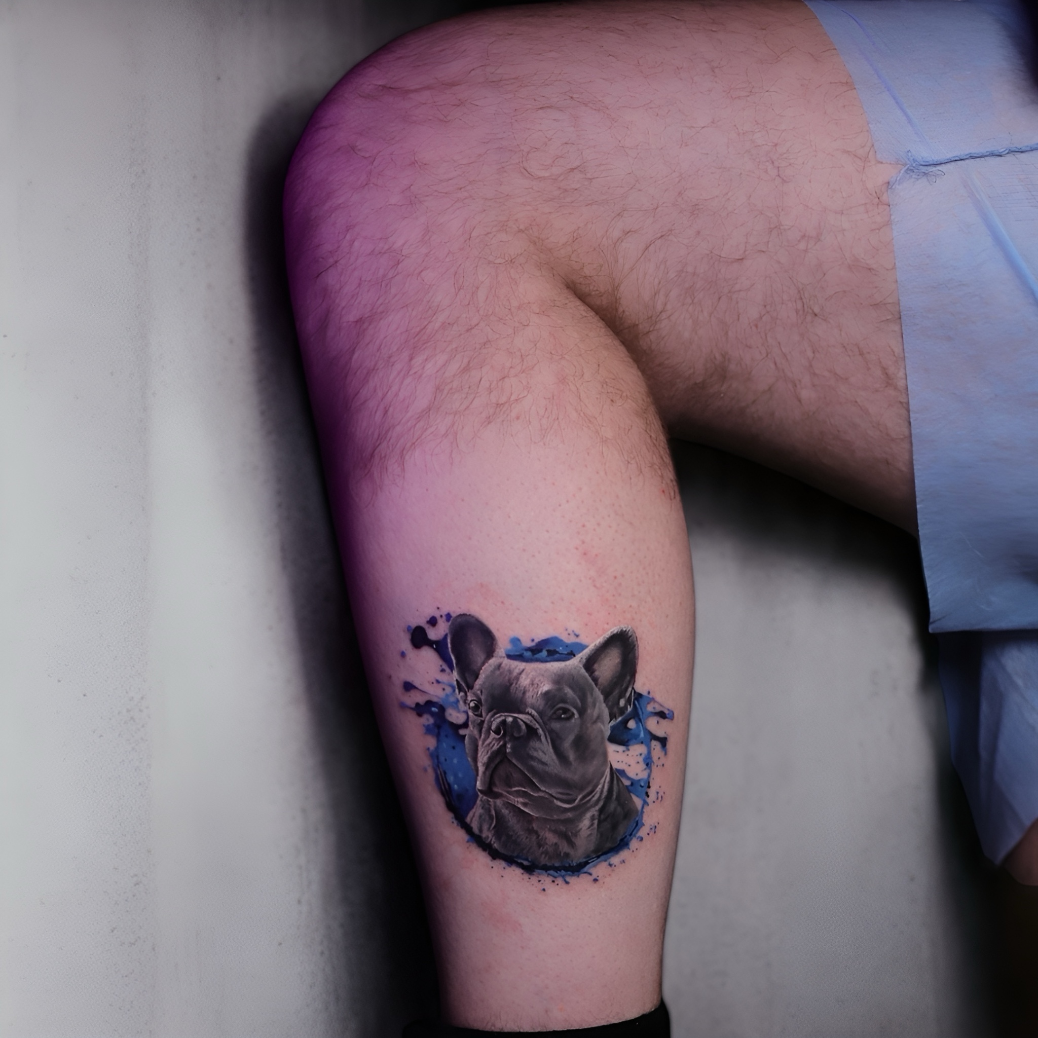 dog-portrait-tattoo-berlin - Tattoo von Roman bei Void Ink Berlin