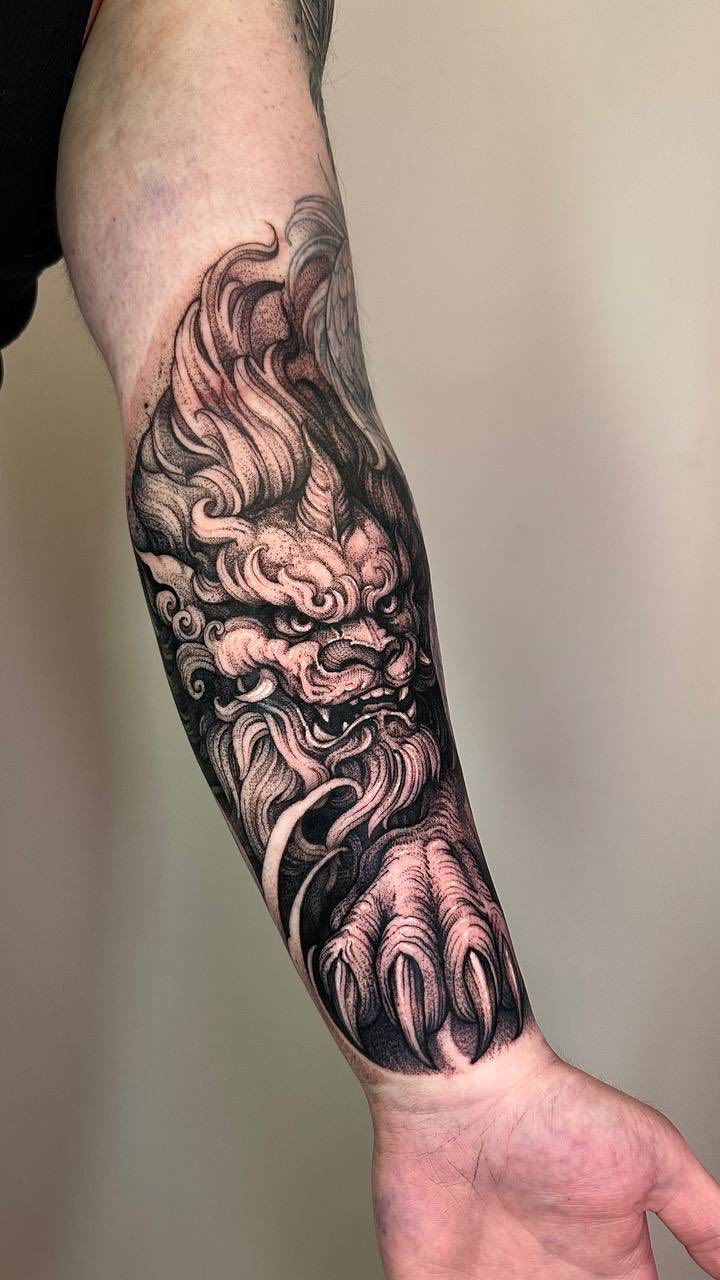 Chinese Dragon Tattoo Berlin - Tattoo von Zina bei Void Ink Berlin