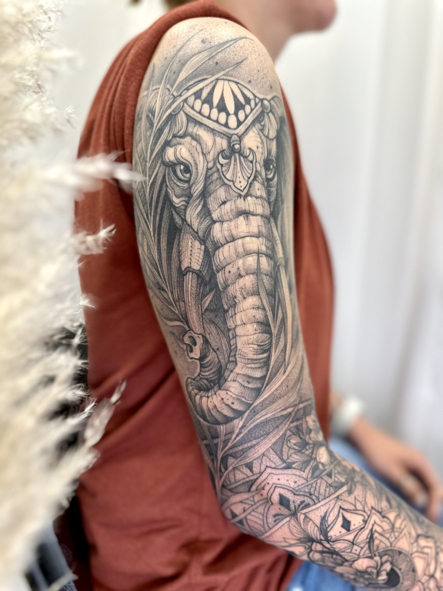 Elefant Tattoo in Berlin - Tattoo von Zina bei Void Ink Berlin