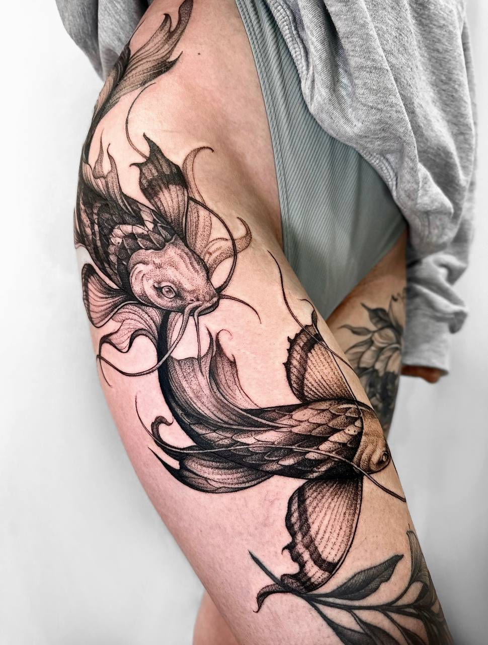 Koi Tattoo Berlin - Tattoo von Zina bei Void Ink Berlin
